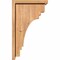 Ekena Millwork Pescadero Smooth Corbel w/Backplate, Western Red Cedar, 7 1/2"W x 12"D x 20"H COR08X12X20PEC01SWR - alternate 2
